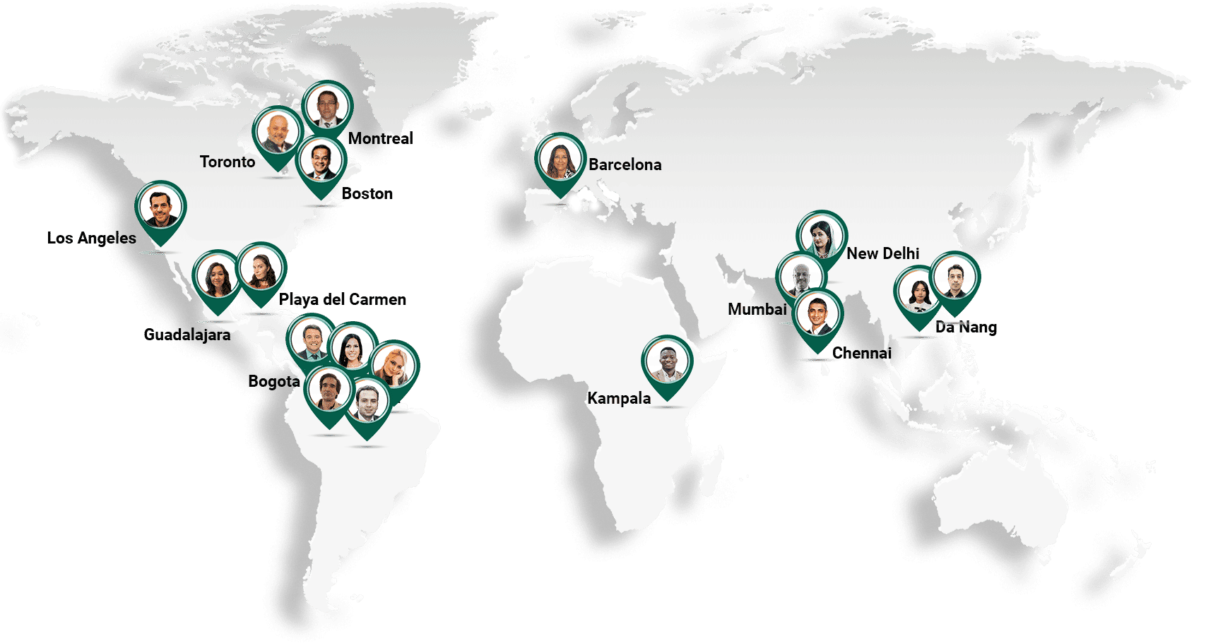 Marketing Team Map